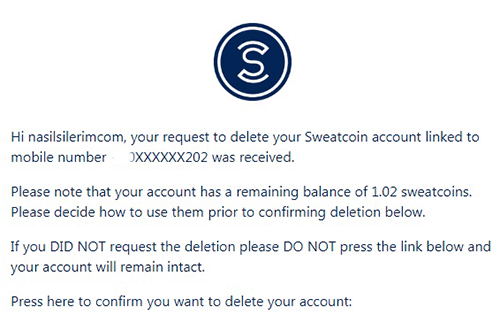 How To Delete Sweatcoin Account