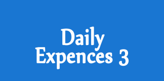 delete daily expenses 3 account